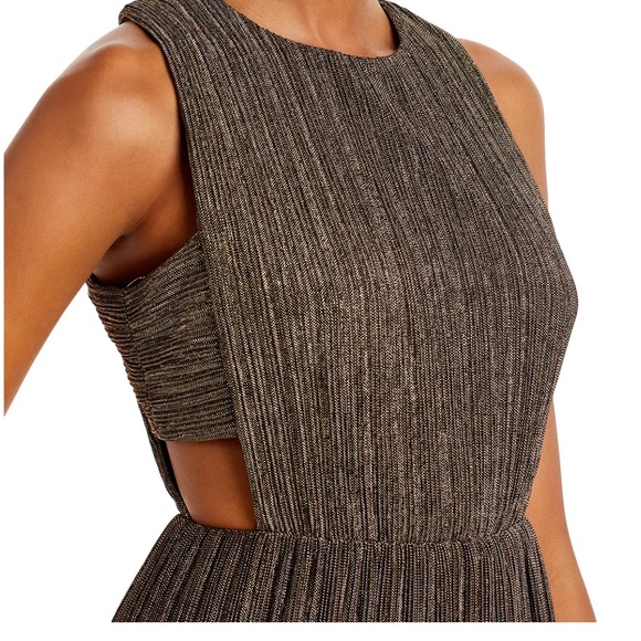 BCBGMaxazria Gown - Metallic Gold Size M - Picture 3 of 6